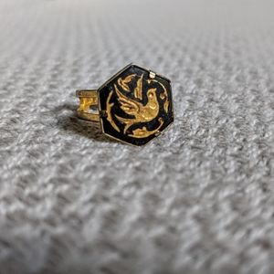 Vintage gold stone ring